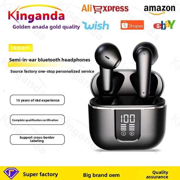New True Wireless Music Noise Cancelling Bluetooth Huaqiangbei Sixth Generation Ultra-Long Battery Life Sports Earphones
