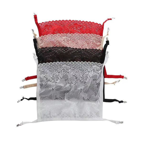 1PC--4pcLadies Lace Clip On Mock Camisole Bra Insert Wrapped Chest Bra Tops Women Intimates Underwear Cover Overlay Modesty Panel Vest
1PC--4pcLadies Lace Clip On Mock Camisole Bra Insert Wrapped Chest Bra Tops Women Intimates Underwear Cover Overlay Modesty Panel Vest