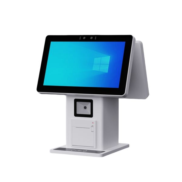 Dual Screen Android POS Machine for Seamless Checkout 11.6-inch dual-screen Android printer Facial recognition payment kiosk