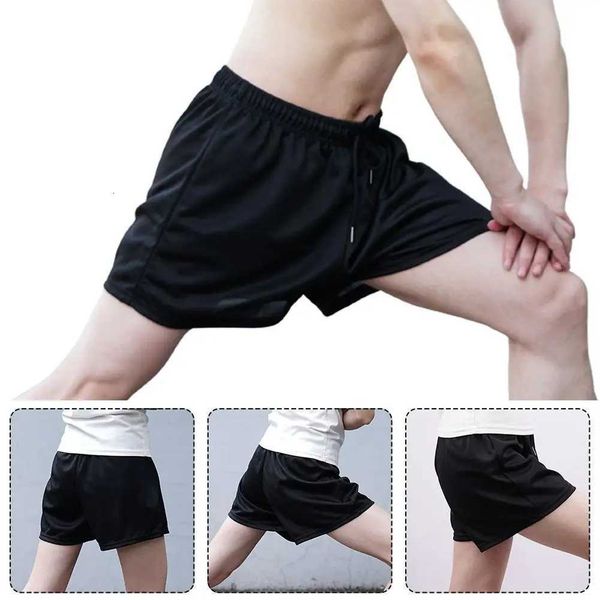 Mens Sports Pocket Solid Drawstring Board Trunk Beach Short…