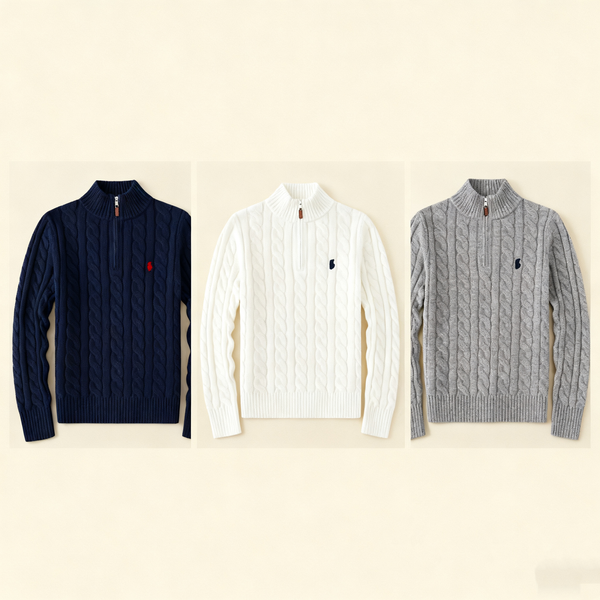 Men's Polo Sweaters Half zip up Men women knitted sweater pull Designer Cotton Embroidery coat Design Casual jumpers Fashion keep warm0012, No.3 zip up
Men's Polo Sweaters Half zip up Men women knitted sweater pull Designer Cotton Embroidery coat Design Casual jumpers Fashion keep warm0012, No.3 zip up