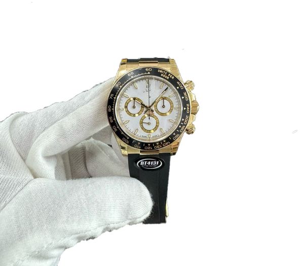 olex 2026 BT 4131 40mm 11.8mm 141G 904 m126508 Watches AAAAA Chronograph Wristwatch Men's Automatic Mechanical Luxury Business Designer Super clone 580e