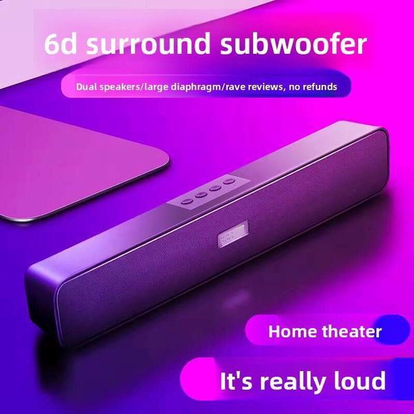 Yushidai E350 TV Desktop Mini Soundbar Multimedia Bluetooth Speaker Mobile Phone Amplifier