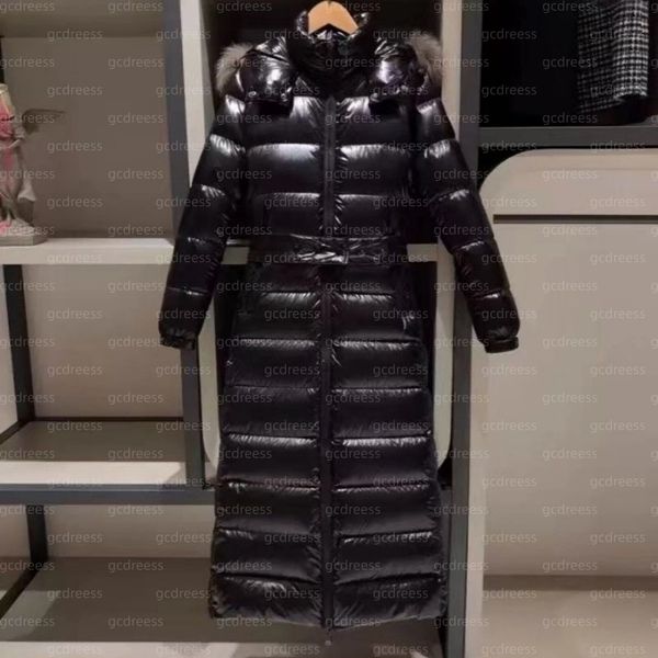 Women puffer jacket long women's winter coat trench coat women designer branded parka fashionable warm outdoor white duck down thick warm casual ladies New Year gift