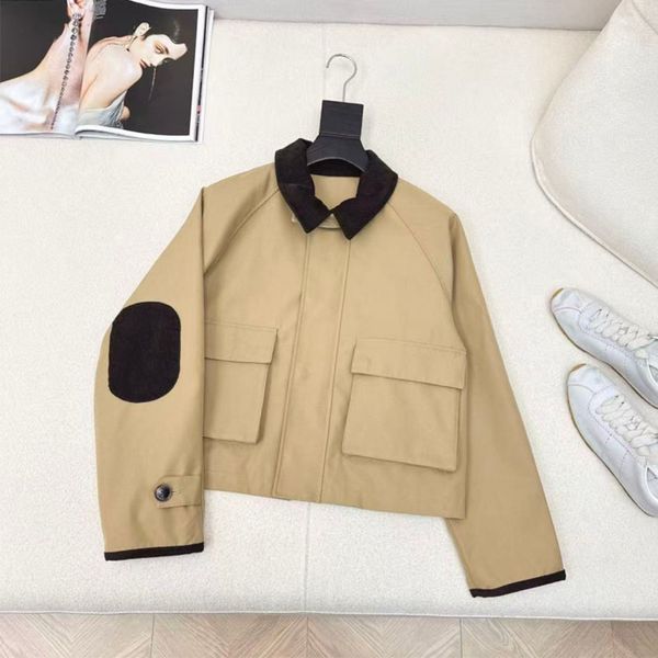 25 new designer trench coats with color blocked lapels, short trench coats, men's and women's new jackets, autumn and winter warm coats, M1
25 new designer trench coats with color blocked lapels, short trench coats, men's and women's new jackets, autumn and winter warm coats, M1