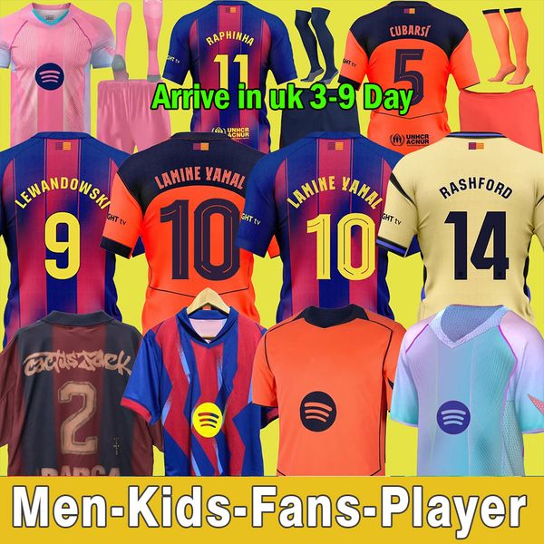 24 25 26 LAMINE YAMAL soccer jerseys LEWANDOWSKI FERRAN camiseta de futbol KOUNDE RAPHINHA PEDRI RASHFORD GAVI ERIC CACTUS JACK football shirt men kids kits socks, Blue
24 25 26 LAMINE YAMAL soccer jerseys LEWANDOWSKI FERRAN camiseta de futbol KOUNDE RAPHINHA PEDRI RASHFORD GAVI ERIC CACTUS JACK football shirt men kids kits socks, Blue