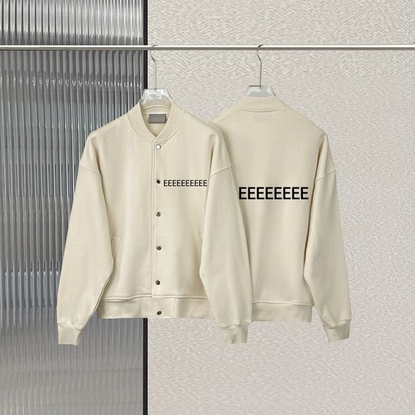 Designer Men's Jackets Classic Chest Reflect Letter Back Rubber Letter Baseball Uniform Jacket for Men High Street Fce Jacket Winter Coats