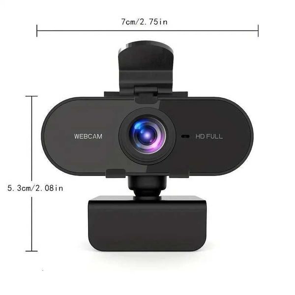 Full HD 1080P Computer Webcam with Microphone Voice Call Conference Live Camera Privacy Cover Stand Game Banding live Web Camera X2510181