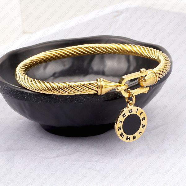 Designer Bracelet Bracelet Women Stainless Steel Horseshoe Clasp Bracelets Roman Numeral Bangle Pendant Bangles Luxury Jewlery Designer for Women Elegant Gift
Designer Bracelet Bracelet Women Stainless Steel Horseshoe Clasp Bracelets Roman Numeral Bangle Pendant Bangles Luxury Jewlery Designer for Women Elegant Gift