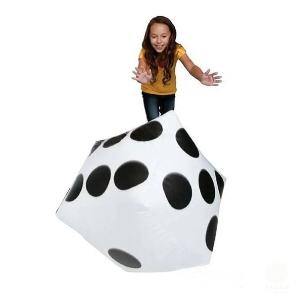 Funny Outdoor Iatable Dice 28*28cm Pool Party Games Entertainment Dot Diagonal Giant Child Adults Game Play Cube Toy ddmydog