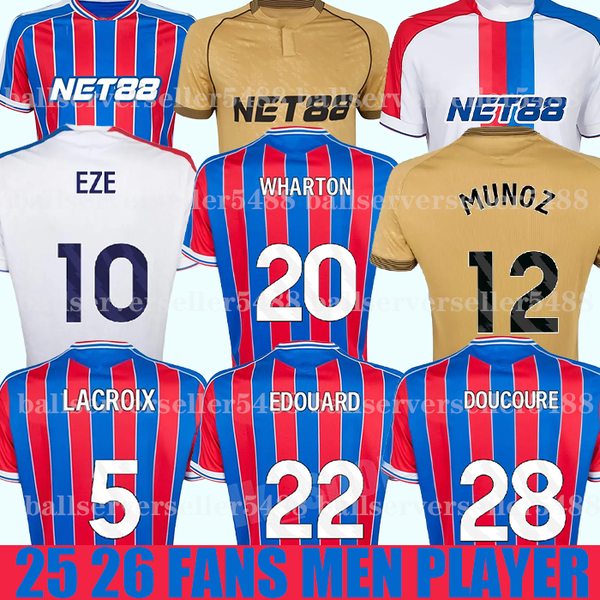 25 26 PaLaCes EZE 2025 2026 WINNER NKETIAH SARR Football Shirt football kit Soccer Jerseys RICHARDS LERMA EDOUARD HOLDING CrYsTalS MUNOZ MATETA SCHLUPP Men kids 999, 25 26 third+epl 1
25 26 PaLaCes EZE 2025 2026 WINNER NKETIAH SARR Football Shirt football kit Soccer Jerseys RICHARDS LERMA EDOUARD HOLDING CrYsTalS MUNOZ MATETA SCHLUPP Men kids 999, 25 26 third+epl 1