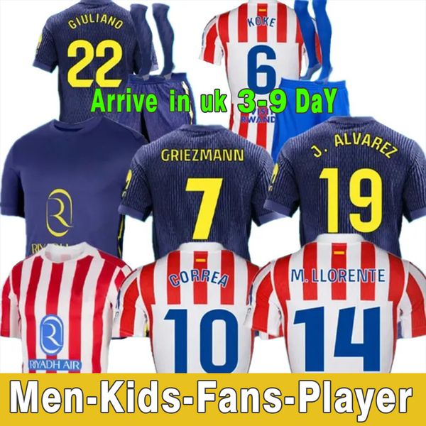 25 26 Atletico #19 J. ALVAREZ GRIEZMANN Soccer Jerseys ALEX B. Sorloth ALMADA GALLAGHER KOKE SAUL camiseta 2025 football shirt men kids kit uniforms A10, White
25 26 Atletico #19 J. ALVAREZ GRIEZMANN Soccer Jerseys ALEX B. Sorloth ALMADA GALLAGHER KOKE SAUL camiseta 2025 football shirt men kids kit uniforms A10, White