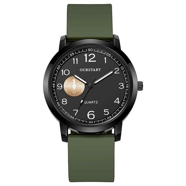 New Style Student Decorative Quartz Silicone Exam Watch for Men High-end Feel