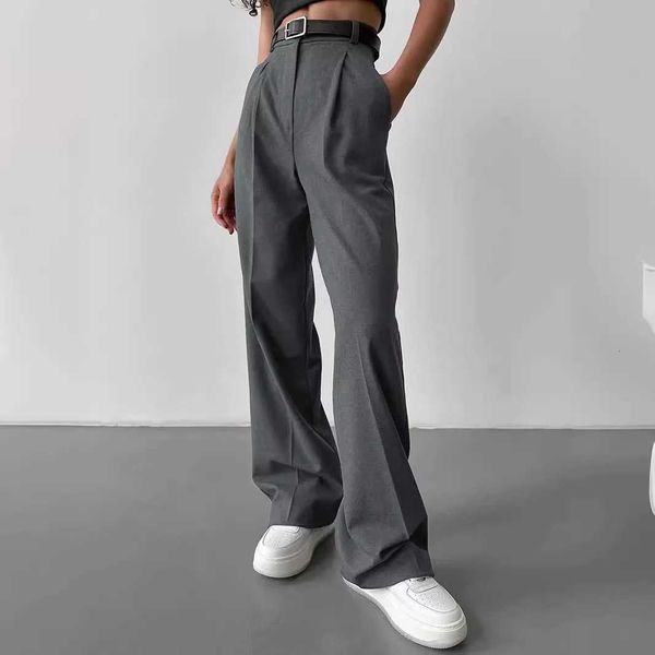 Classic Formal Straight Leg Pants Spring And Summer Womens Versatile Casual Wea…