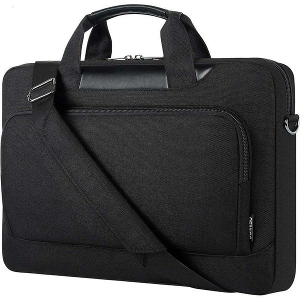 Domiso Laptop Sleeve Business Briefcase Laptop Shoulder Bag…