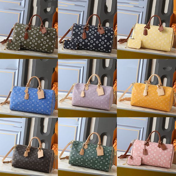 Shoulder Bags High Quality Murakami Soft Leather Designer 40cm Luxury Travel Single Shoulder Diagonal Cross For Women 32cm 25cm Tote Bags shopping bags