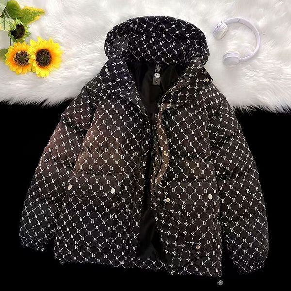 Trendy brand down jacket, men's 2025 new cotton jacket, large size hooded thick jacket, Yellow
Trendy brand down jacket, men's 2025 new cotton jacket, large size hooded thick jacket, Yellow