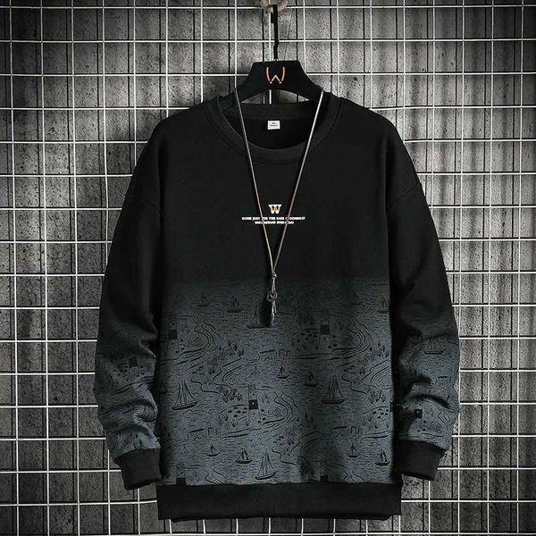 Autumn Spring 2023 Hoodies Sweatshirt For Mens Hip Hop Punk Pullover Streetwear…