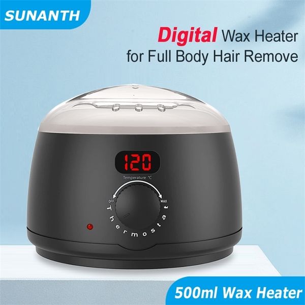 500ml Big Size Wax Heater Machine for Hair Removal Wax Beans Warmer with Digital Display Screen Depilatory Waxmelting Pot 251024