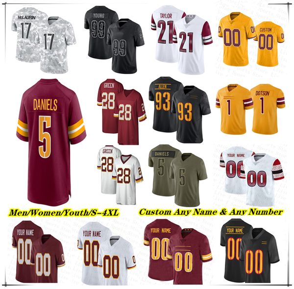 American Football Jersey Jayden Daniels Jacory Croskey-Merritt Jeremy McNichols Chris Rodriguez Jr Deebo Samuel Zach Ertz McCaffrey Terry McLaurin Bobby Wagner 4X, Men black style
American Football Jersey Jayden Daniels Jacory Croskey-Merritt Jeremy McNichols Chris Rodriguez Jr Deebo Samuel Zach Ertz McCaffrey Terry McLaurin Bobby Wagner 4X, Men black style