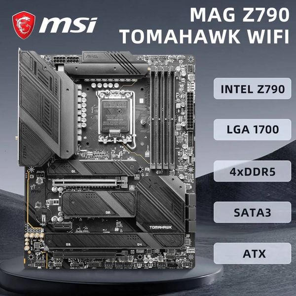 MSI MAG Z790 TOMAHAWK WIFI Motherboard Support i9 14900k i714700 i513600 CPU INTLE Z790 DDR5 256G HDMI NVME M2 PCIe 50