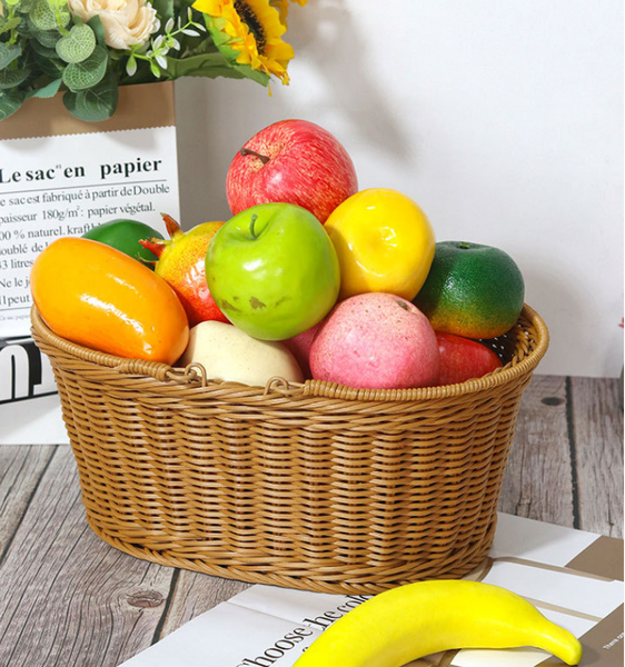 Handmade Creative Rattan Woven Handbag Basket for Daily Outings, Picnics & Fruit/Vegetable Picking, plus Storage Basket for Kids' Toys, Fruits and Small Accessories
Handmade Creative Rattan Woven Handbag Basket for Daily Outings, Picnics & Fruit/Vegetable Picking, plus Storage Basket for Kids' Toys, Fruits and Small Accessories