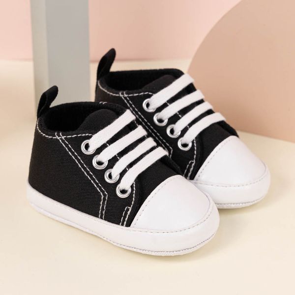 Newborn Baby Canvas Shoes Infant First Walkers Canvas — compare prices at CompareOffers