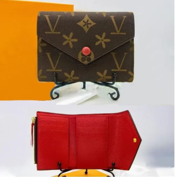 12A Designers MULTIPLE Wallet Paris Plaid Style Mens billfold Women Purse High-end Water ripple flowers SLENDER Wallets handbag With box dust bag M60895