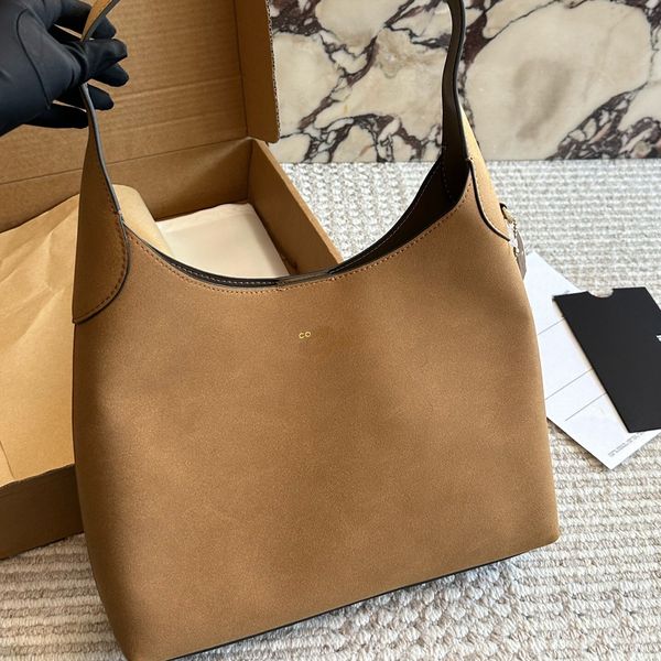 Designer Large Capacity Suede Bucket Bag for Women, Fashion Boho Crossbody Shoulder Bag, Spacious Tote Purse