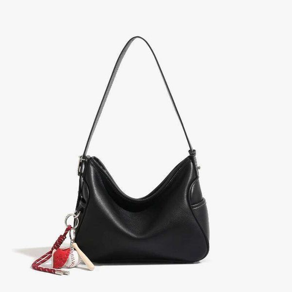 Handbags Genuine For Women Fashion Tassel Hobo Tote Bags Crossbody Plain Colour Real Cowhide Leather Large Shopper Bag