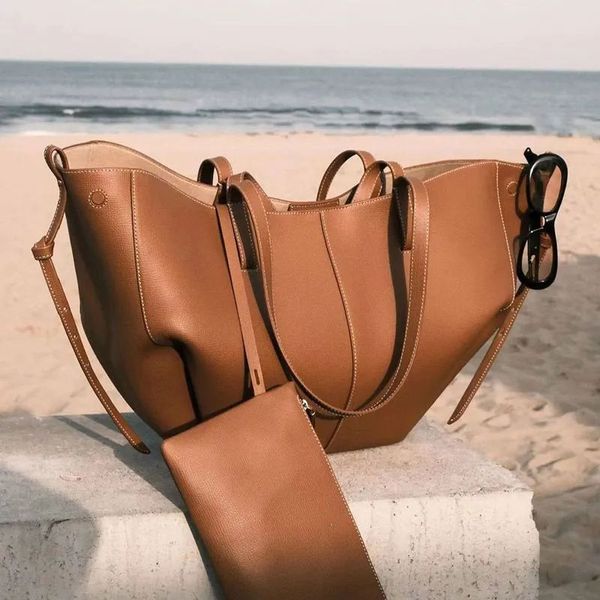 Large Capacity Long Handle Classic Handbag One Shoulder Waterproof Folding Tote Bag Dumpling Bag