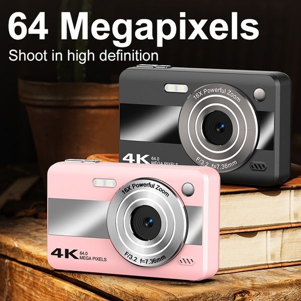 New CCD Camera - HD Dual Lens Digital Portable Camera for Students, Entry-Level Compact Camera for Campus Use