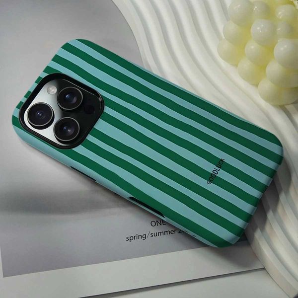 Green Striped Case …