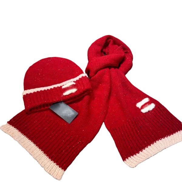 Red Knitted Hat And…