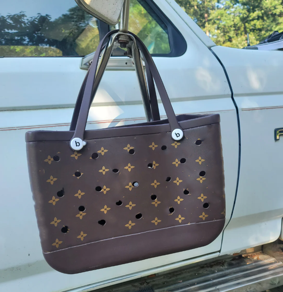 travel whole day Designer Women Shopping L Letter Summer Beach Silicone Tote Eva Plastic Bags Bogs Baskets