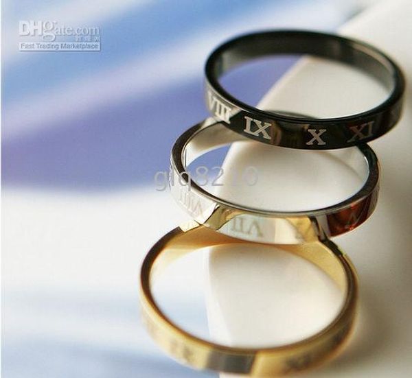fashion titanium stainless steel couple ring roman numerals design 3 color christmas gifts 20pcs/lot, Silver
fashion titanium stainless steel couple ring roman numerals design 3 color christmas gifts 20pcs/lot, Silver