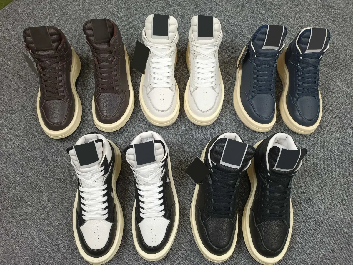 ro 2023 quality fashion rick platform shoes minimalist style genuine leather designer men women casual shoes owens designer boots sneakers 3, Black
ro 2023 quality fashion rick platform shoes minimalist style genuine leather designer men women casual shoes owens designer boots sneakers 3, Black