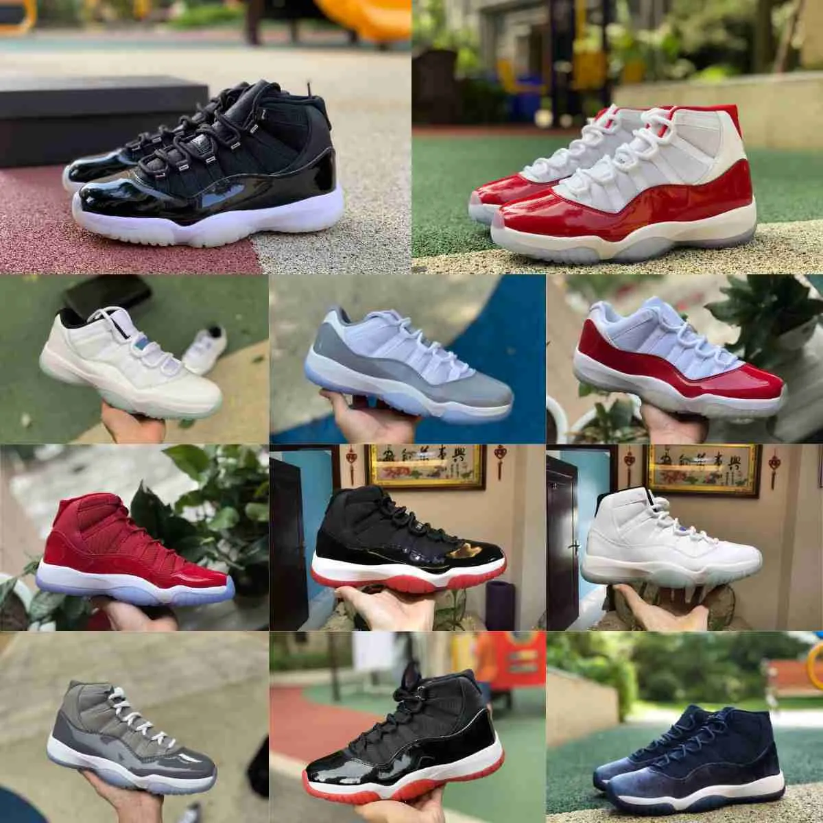 jumpman cherry 11 11s high basketball shoes men women trainer cement grev barons legend blue cool grey jordens midnight navy low columbia re, Black
jumpman cherry 11 11s high basketball shoes men women trainer cement grev barons legend blue cool grey jordens midnight navy low columbia re, Black