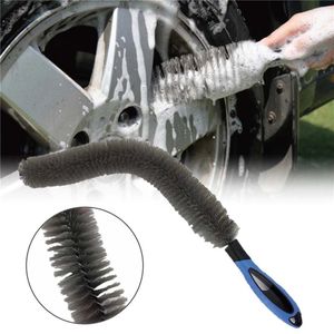60 cm pneu brosses outil de nettoyage roue brosse voiture nettoyant lavage détaillant pneu Grille moteur jante Auto nettoie outils