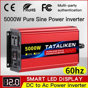 60Hz pure sine wave inverter 1600W 2500W 3500W 4500W DC to AC voltage converter 12V to 220V mini-car power supply