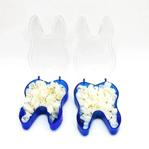60pc/paquete coronas dentales dientes orales blanqueamiento molar molar corona resina porcelana dientes temporales corona laboratorio dentista dentista