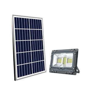 60W - 800W LED Solar Flood Lights Control de aplicaciones Smart RGB Cambio de color exterior Luz de inundación al aire libre Buebla a la lámpara de seguridad del amanecer con OEMLED remoto