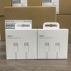 Câble de Charge tissé USB-C 60W c à c 1m cordon de Charge rapide tressé 3 pieds pour iPhone 15 Plus Pro Max