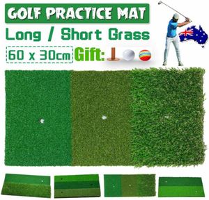 60x30 cm Mat de golf Swing Stick Practice golpeando nylon de hierba larga TEE de goma de goma AID accesorio para accesorios para el hogar Fit8992568