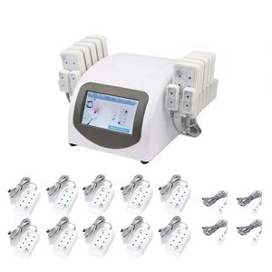 Laser Lipo 635nm-650nm, 14 tampons, élimination de la Cellulite, beauté du corps, Cavitation RF 40K, Machine à brûler les graisses sous vide, amincissant