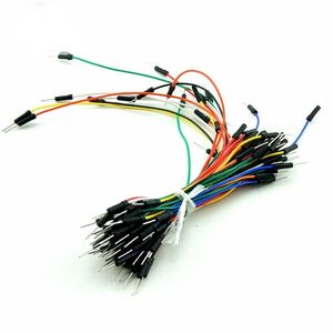 65 et 30 pcs/lot câble de fil de saut mâle à mâle fils de cavalier flexibles pour Arduino platine de prototypage Kit de démarrage bricolage