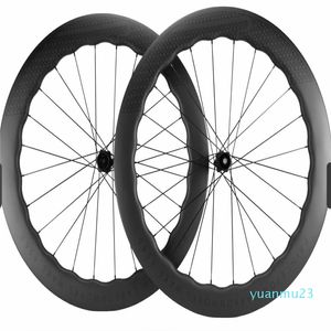 6560 65mm jantes freins carbone roues shimano pneu ud mat pas de peinture logo vélo de route roues en carbone v frein par ups aux états-unis