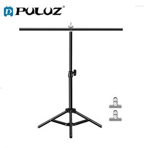 67cm Pography Po Studio T-Shape Backdrop Background Stand Frame Support System Kit Pour Vidéo Chroma Key Écran Vert Trépieds Loga22