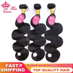 Queen Hair Products Tamaño mixto Mejor calidad Virgen peruana Extensión de cabello humano sin procesar Body Wave Machine Trama 12-28 Precio de promoción Envío gratis