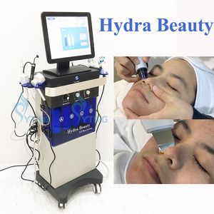 Multifuncional Hydra Dermabrasion Facial Machine 14 en 1 Limpieza de la piel Oxígeno Facial Hydro Facial Micro Dermabrasion Cuidado de la piel Lifting facial Equipo de belleza